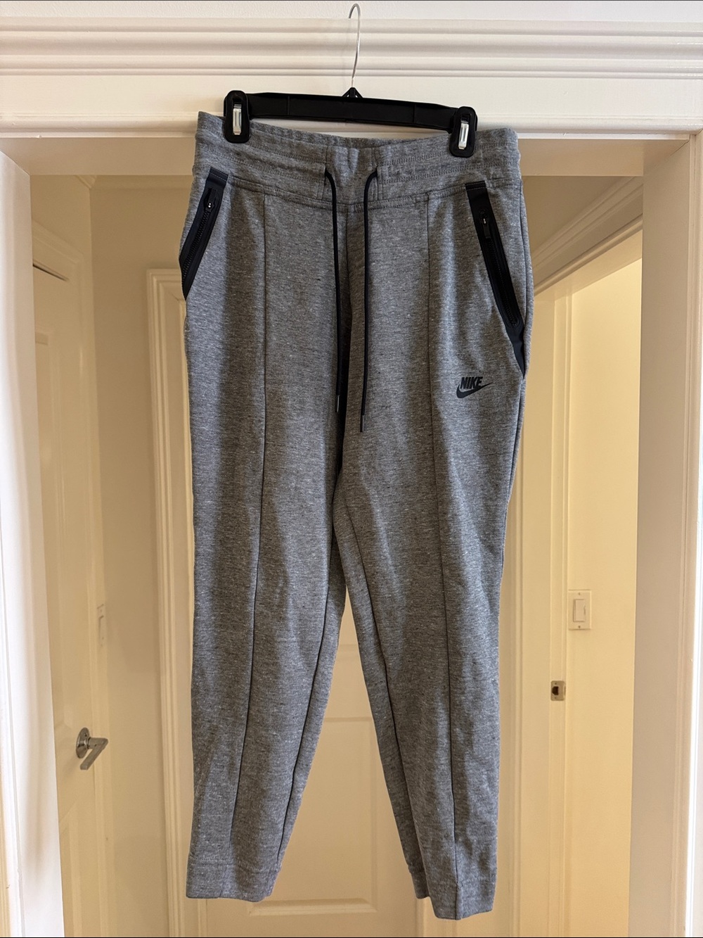 Nike Women’s Gray Jogger Sweatpants with Black Accents